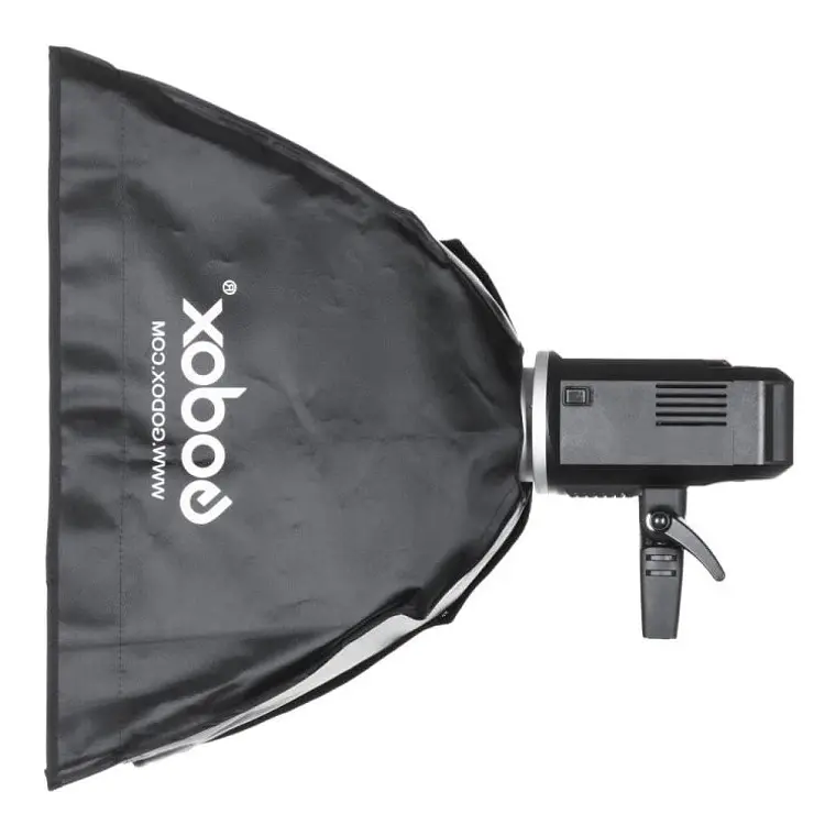 Softbox Godox de 60 × 60 cm con Grilla y Montura Bowens 3