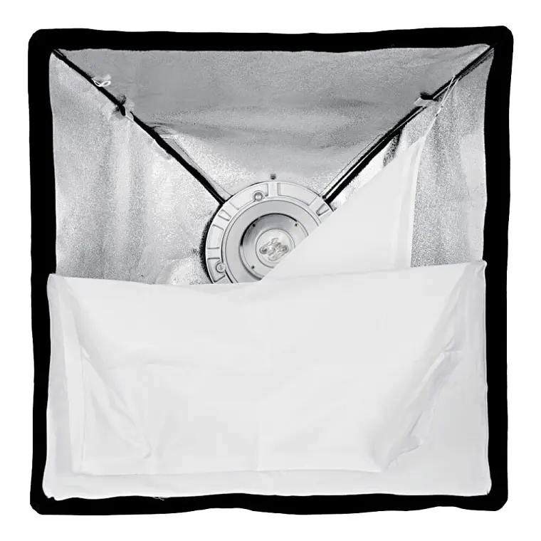 Softbox Godox de 60 × 60 cm con Grilla y Montura Bowens 2