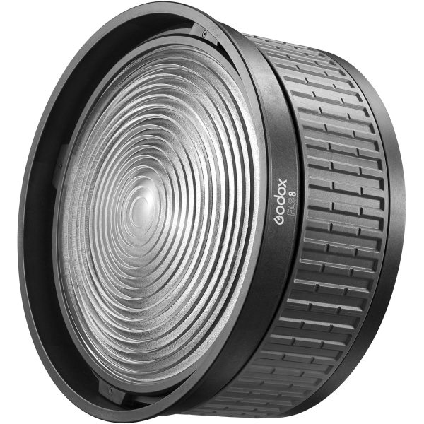 Lente Fresnel Godox FLS8 de Gran Tamaño con Montura Bowens para Cañones LED 1