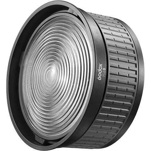 Lente Fresnel Godox FLS8 de Gran Tamaño con Montura Bowens para Cañones LED