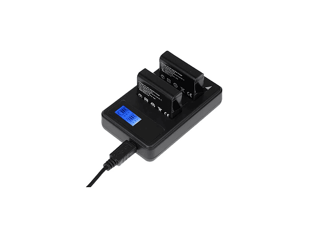 Cargador Doble Iluminus para Baterías LP-E6N