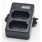 Cargador Doble Iluminus para Baterías Fujifilm NP-W235 1