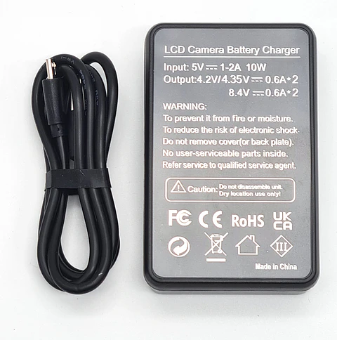 Cargador Doble Iluminus para Baterías Fujifilm NP-W235