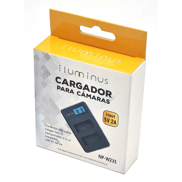 Cargador Doble Iluminus para Baterías Fujifilm NP-W235 4
