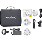 Kit de Luz LED Bicolor Godox ML100Bi Kit 1 con Lentes de 15° y 36° y Soporte para Power Bank 14