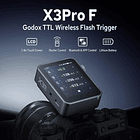 Trigger Inalámbrico Godox X3Pro F TTL para Cámaras Fujifilm 2