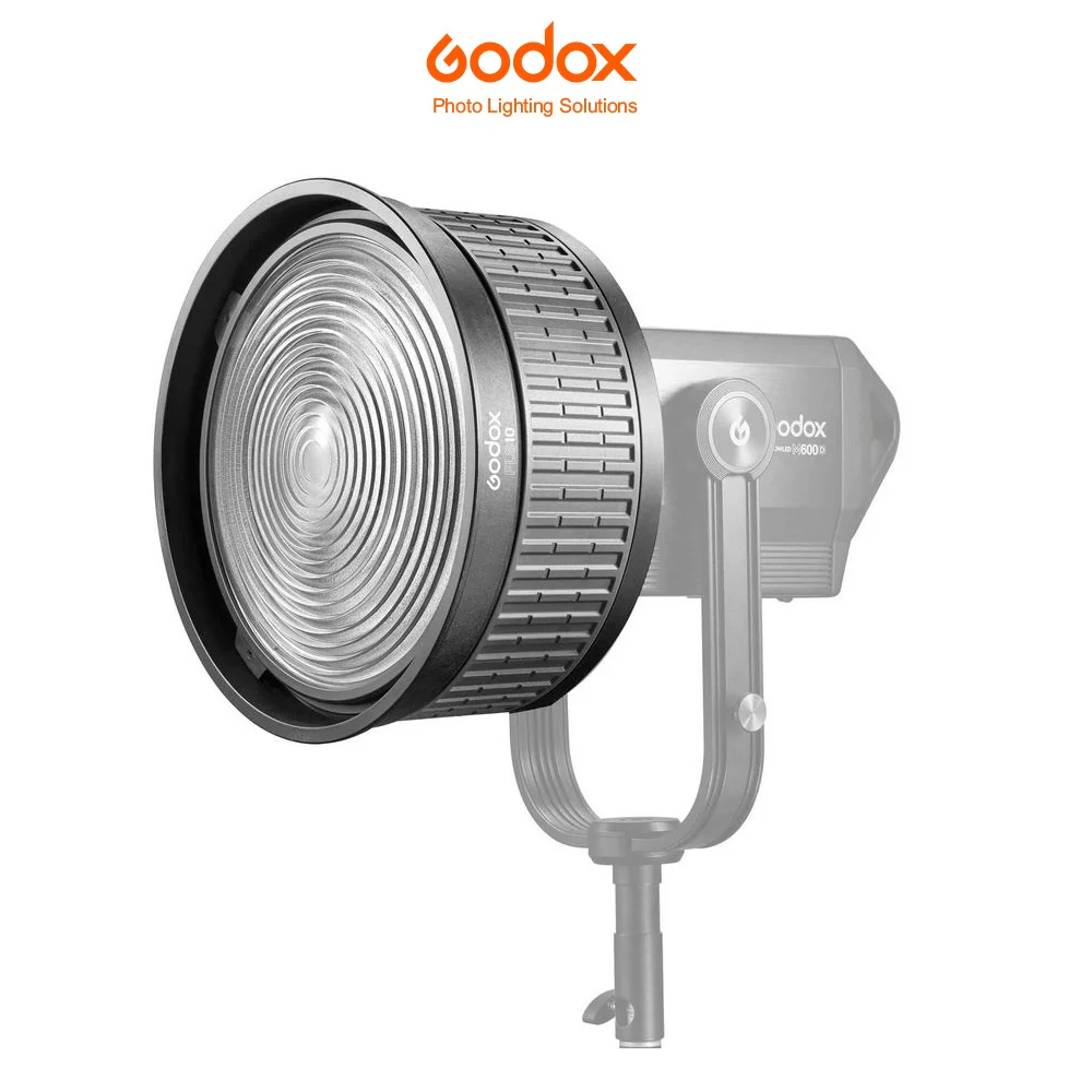 Lente Fresnel Godox FLS10 de 10″ con Montura Bowens 1