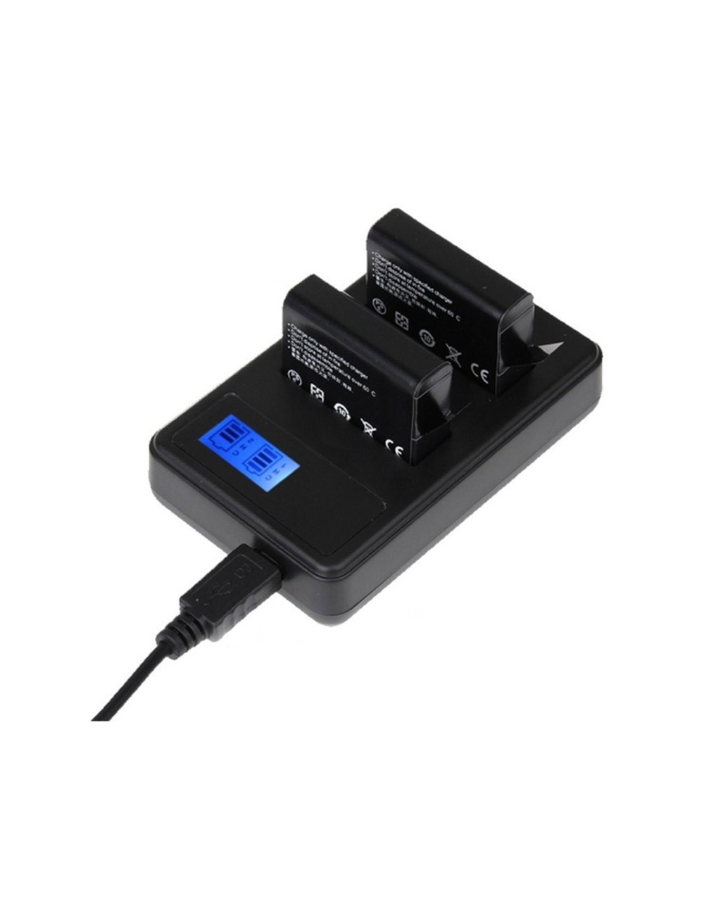 Cargador Doble Iluminus para Batería NP-F550 2