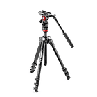 Trípode Manfrotto Befree Lever Lock + Cabezal de video 1