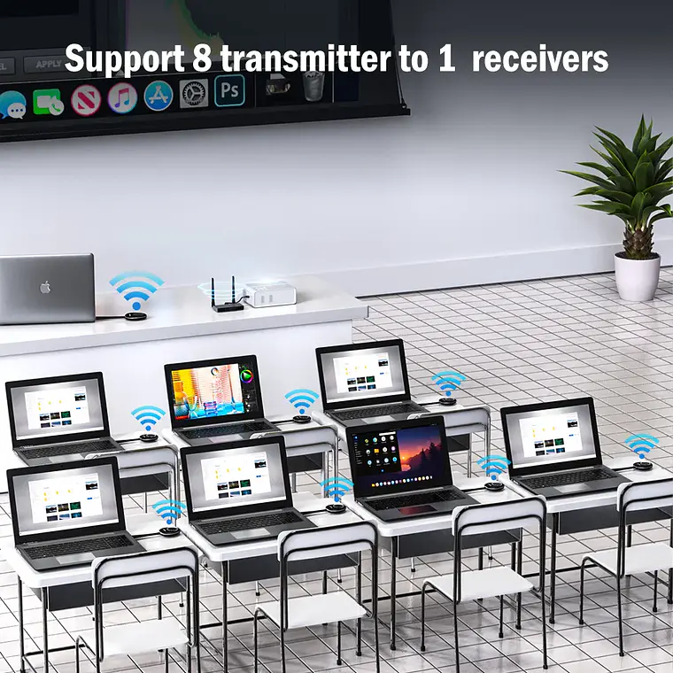 Kit Transmisor y Receptor HD Inalámbrico Lemorele G50R20  6