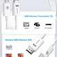 Transmisor de Video Inalámbrico Lemorele HDMI a HDMI - Miniatura 7