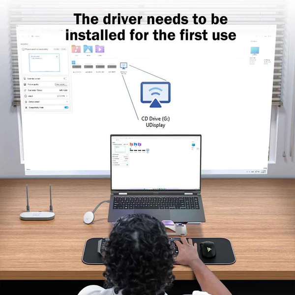 Transmisor de Video Inalámbrico Lemorele G60 Full HD 1080p de USB a HDMI o VGA  6