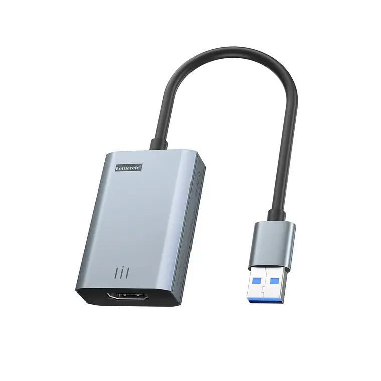 Adaptador de Video Lemorele LC06 Plus de USB a HDMI Full HD 1