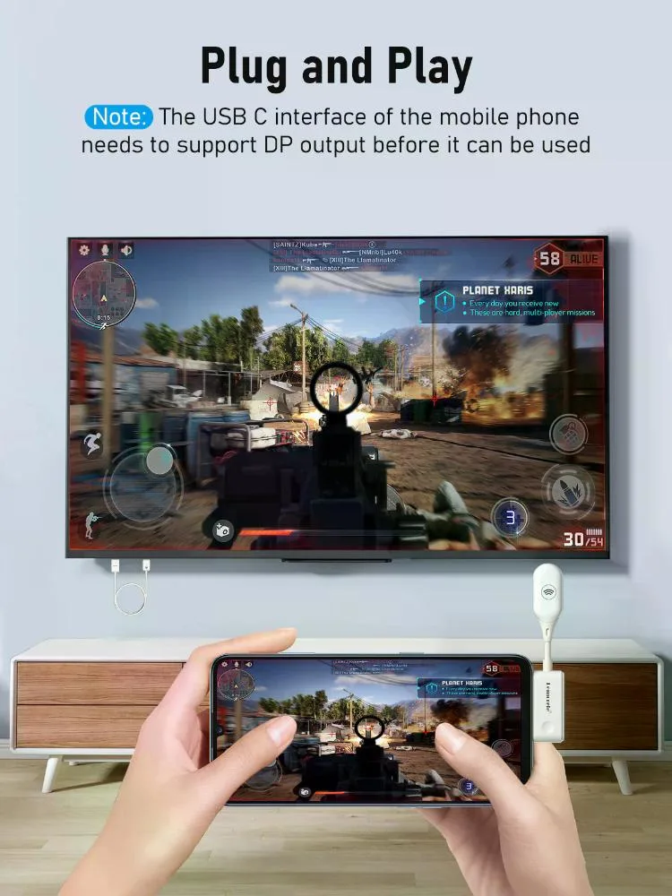 Transmisor de Video Inalámbrico Lemorele P10 de USB-C a HDMI 3