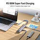 Hub USB-C Lemorele TC65L 11 en 1 con Doble Salida HDMI - Miniatura 2