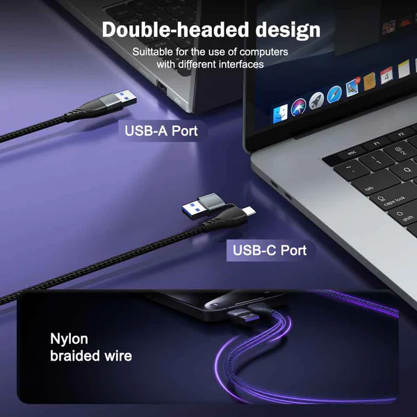 Capturadora de Video Lemorele AC07 Full HD 1080p con Conexión USB y USB-C 5