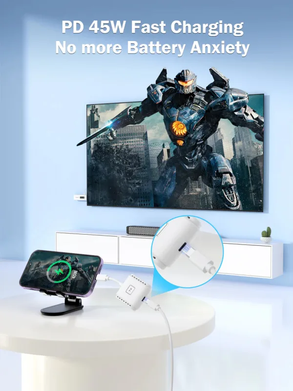 Transmisor de Video Inalámbrico Lemorele P300 de USB-C a HDMI Multi-Dispositivo 3