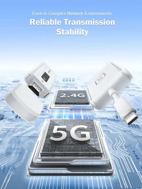 Transmisor de Video Inalámbrico Lemorele P300 de USB-C a HDMI Multi-Dispositivo 6