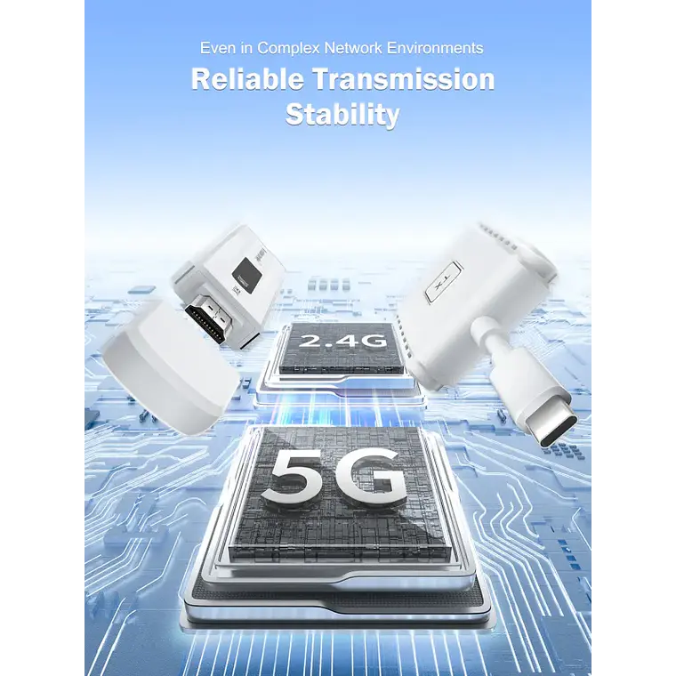 Transmisor de Video Inalámbrico Lemorele P300 de USB-C a HDMI Multi-Dispositivo 6