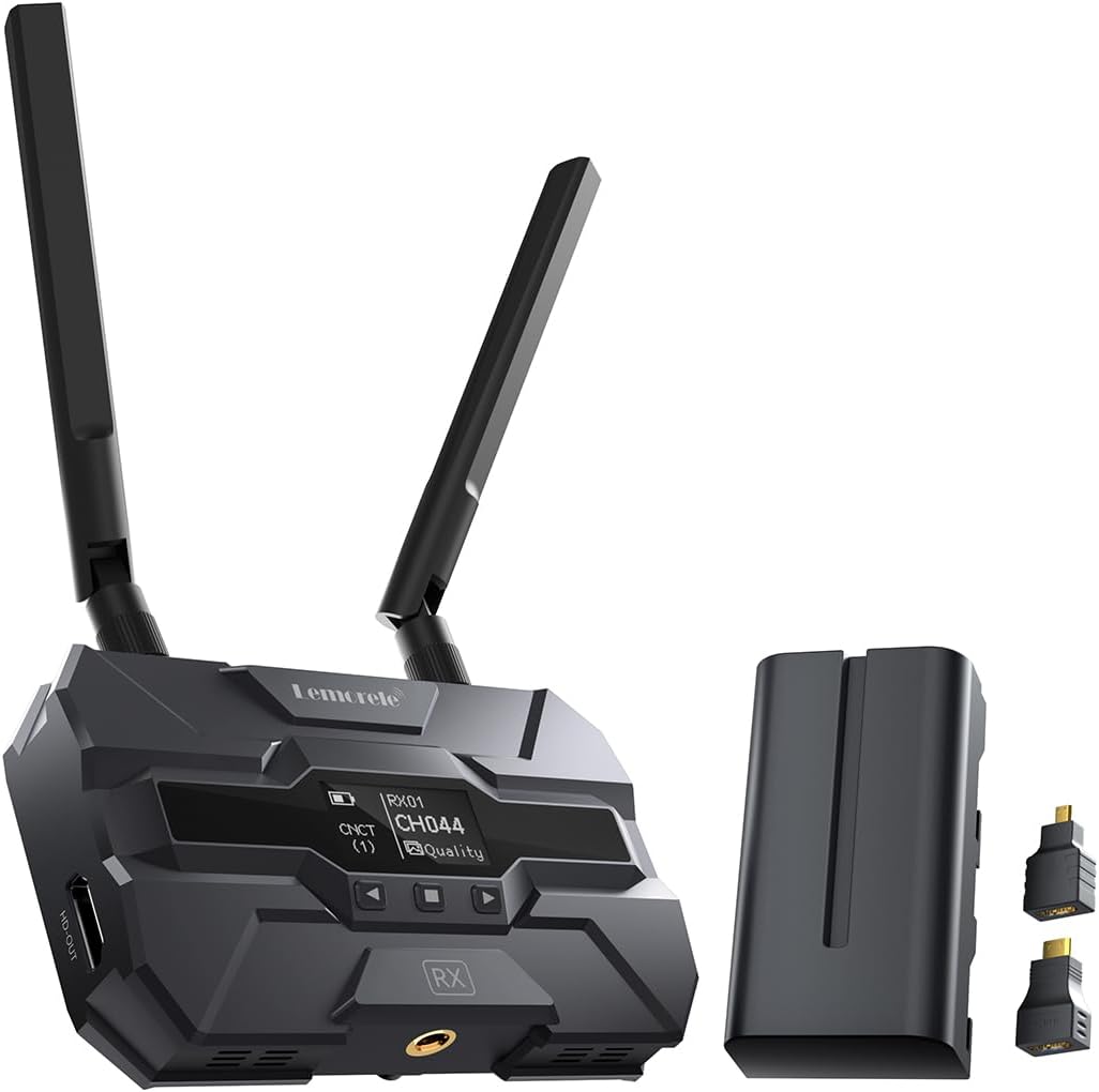 Receptor Adicional de Video Inalámbrico Lemorele R200-RX para Sistema R200 1