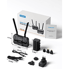 Receptor Adicional de Video Inalámbrico Lemorele R200-RX para Sistema R200 6