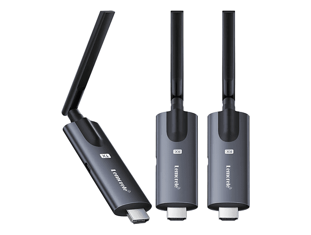 Sistema de Transmisión de Video Inalámbrico Lemorele R1010 con 1 Transmisor y 2 Receptores 