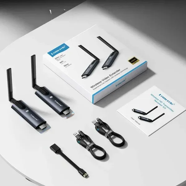 Extensor de Video Inalámbrico Lemorele R1000 Full HD 1080p Wi-Fi 5G  6