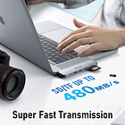 Hub USB-C Lemorele TC52 7 en 2 para MacBook Pro y MacBook Air 3