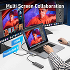 Hub USB-C Lemorele TC52 7 en 2 para MacBook Pro y MacBook Air 2