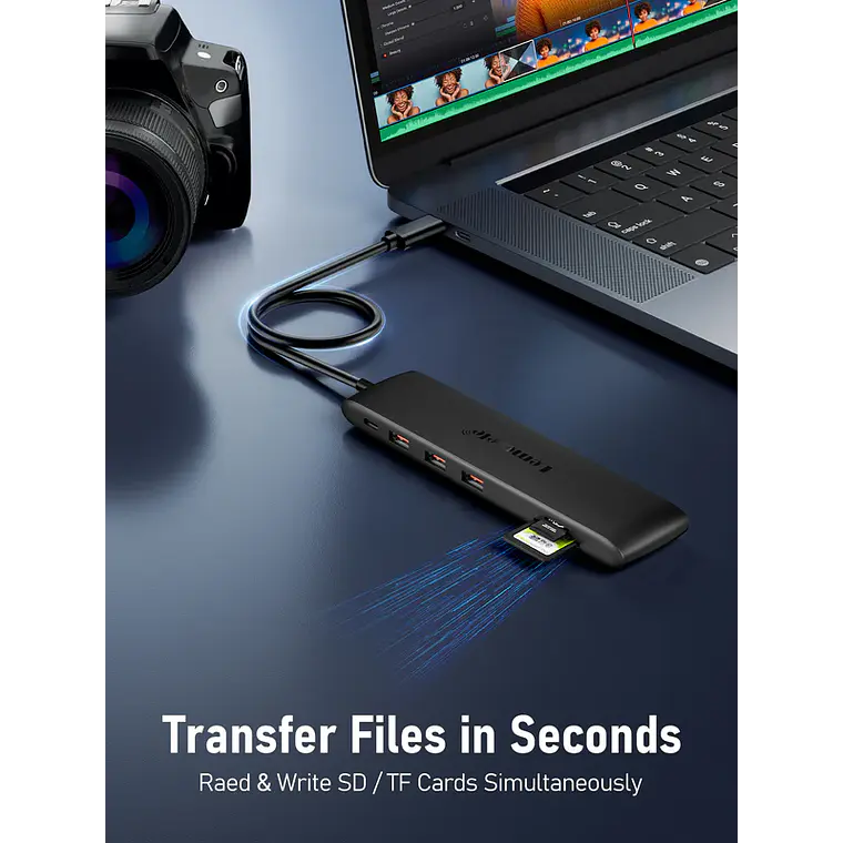 Estación Docking USB-C Lemorele TC97 12 en 1 3