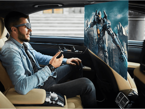 Interfaz de Streaming Lemorele Streaming Box para Fire Stick con Lentes AR y Batería Incorporada