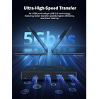 Switch KVM Lemorele H100 para Compartir hasta 5 Periféricos entre 2 Computadores 7