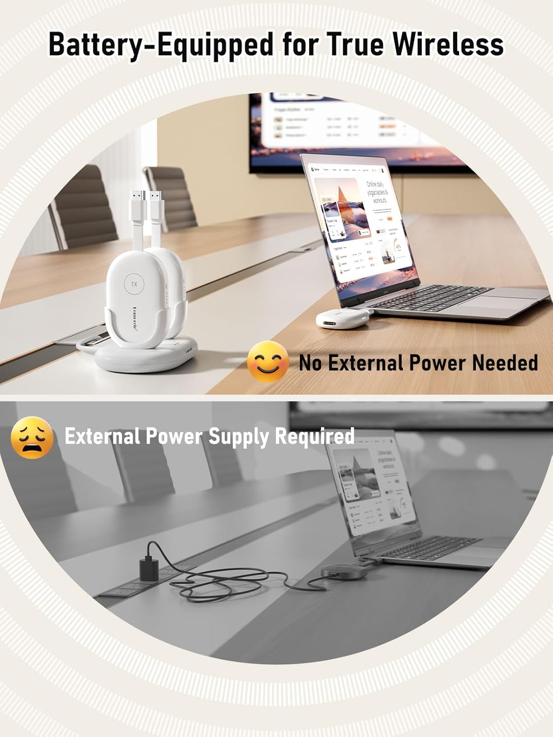 Sistema de Transmisión Inalámbrica Profesional Lemorele G500 para Reuniones sin Cables 7