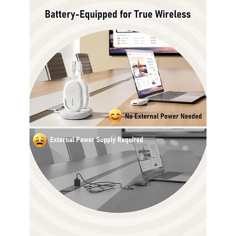 Sistema de Transmisión Inalámbrica Profesional Lemorele G500 para Reuniones sin Cables 7