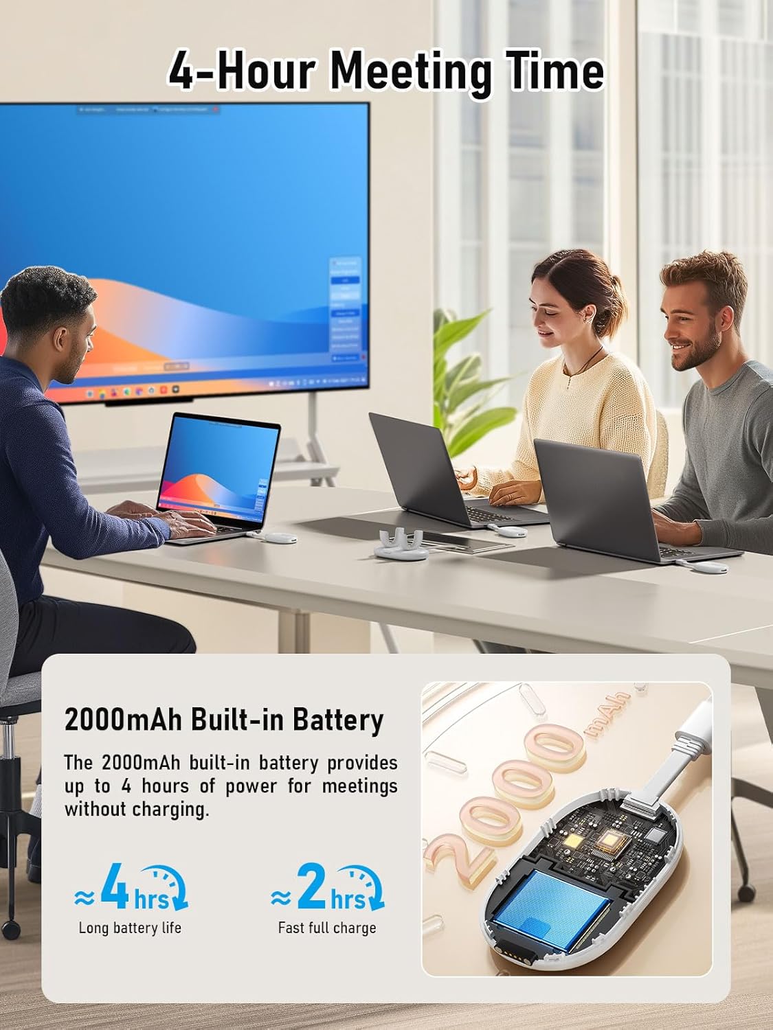 Sistema de Transmisión Inalámbrica Profesional Lemorele G500 para Reuniones sin Cables 5