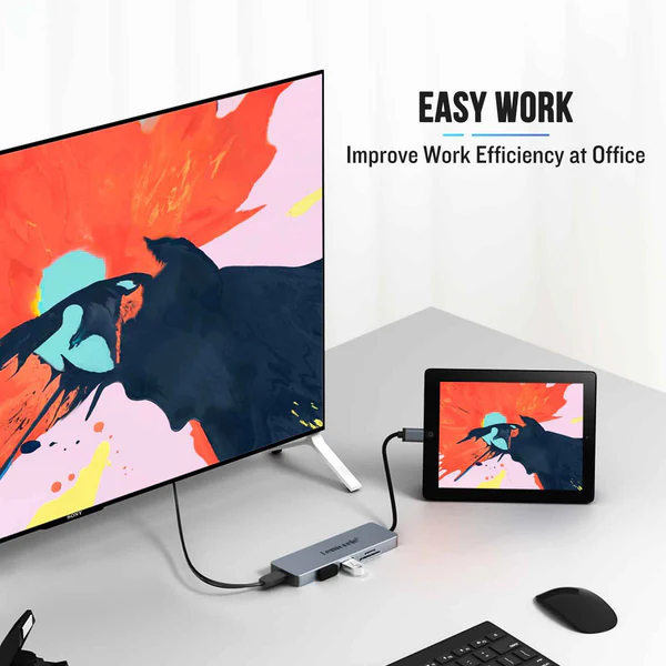 Hub USB-C Lemorele TC18 5 en 1 2