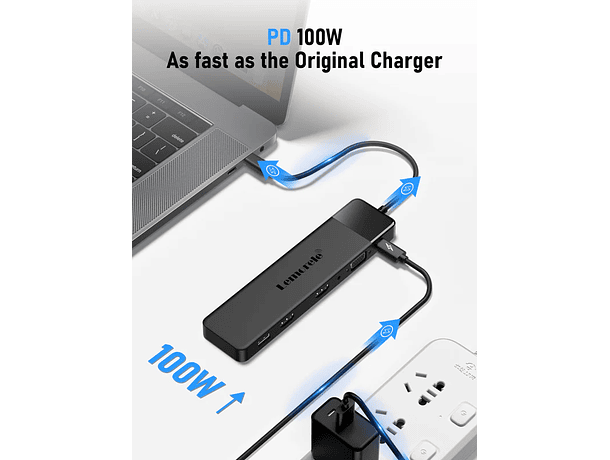 Estación Docking USB-C Lemorele TC200 13 en 1