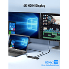 Estación Docking USB-C Lemorele TC200 13 en 1 4