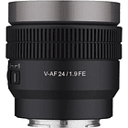Lente Cine Autofoco Samyang V-AF 24 mm T1.9 Full Frame para Cámaras Sony E 3