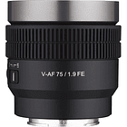 Lente Cine Autofoco Samyang V-AF 75 mm T1.9 Full Frame para Cámaras Sony E 4
