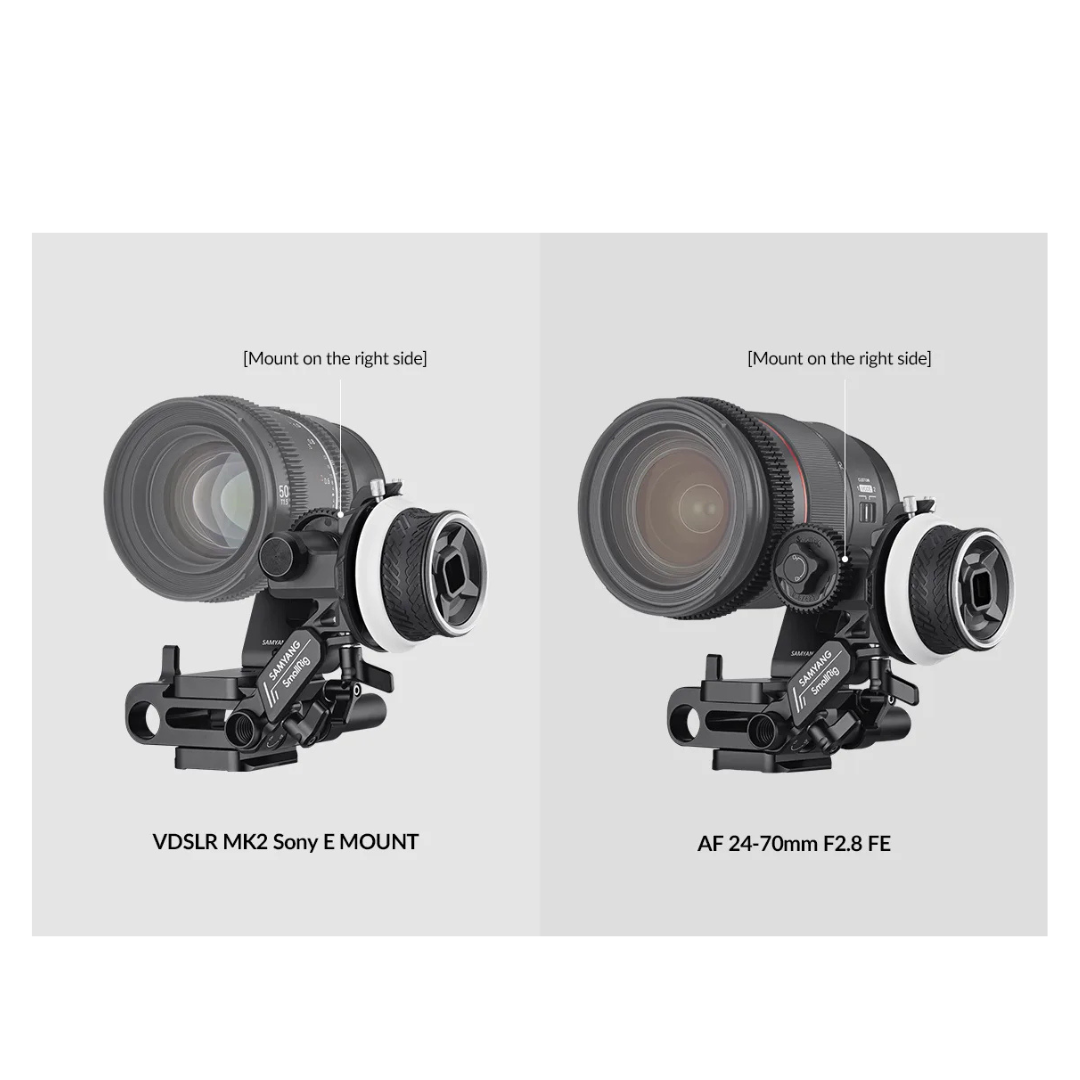 Kit Follow Focus Cine Samyang SmallRig MD3484 para Lentes Samyang Montura Sony E 2