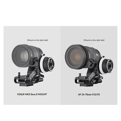 Kit Follow Focus Cine Samyang SmallRig MD3484 para Lentes Samyang Montura Sony E