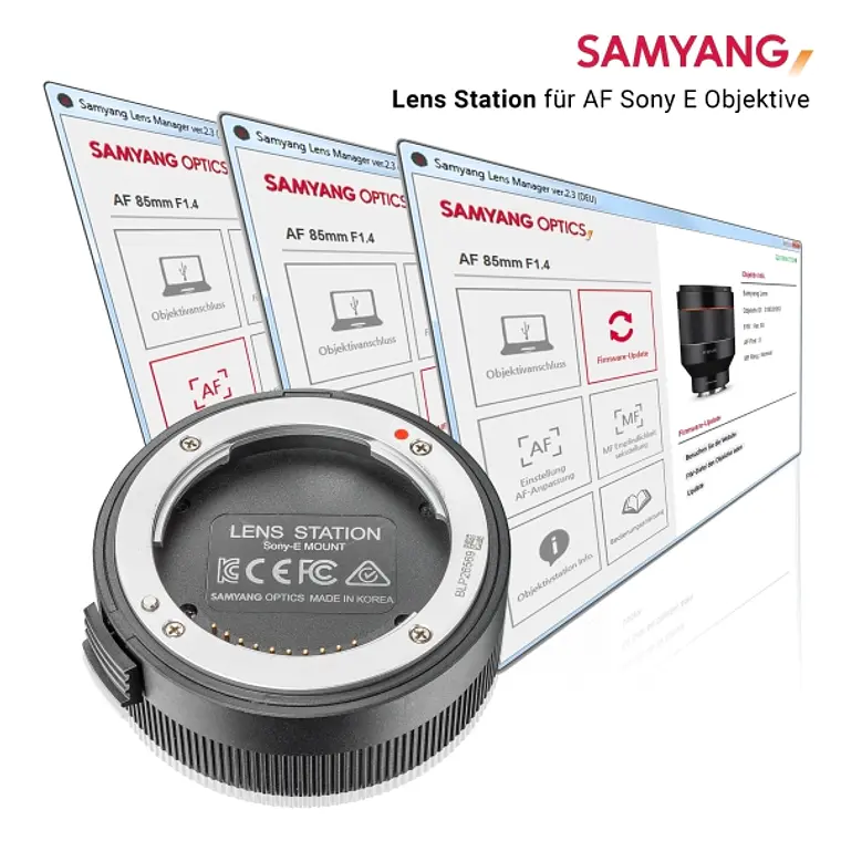 Estación de Calibración de Lentes Samyang Lens Station para Montura Sony E 6