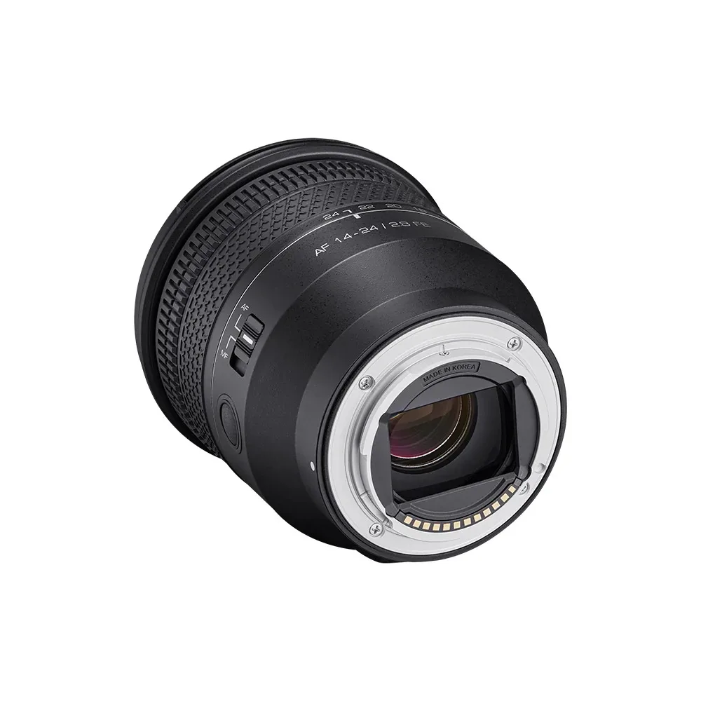 Lente Autofoco Schneider-Kreuznach x Samyang AF 14–24 mm f/2.8 Full Frame para Cámaras Sony E 7