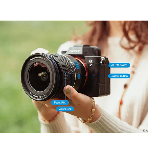 Lente Autofoco Schneider-Kreuznach x Samyang AF 14–24 mm f/2.8 Full Frame para Cámaras Sony E