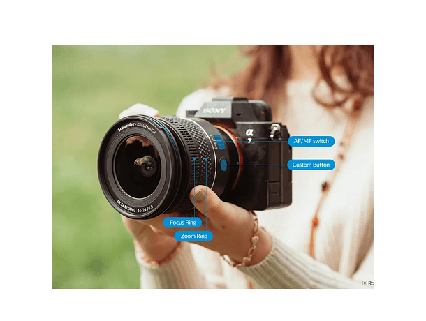 Lente Autofoco Schneider-Kreuznach x Samyang AF 14–24 mm f/2.8 Full Frame para Cámaras Sony E