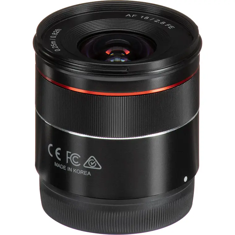 Lente Samyang AF 18 mm f/2.8 Full Frame Autofoco para Cámaras Sony E 7