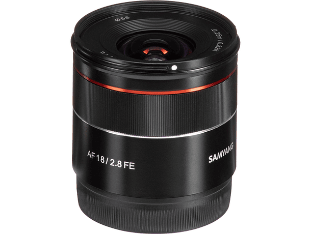 Lente Samyang AF 18 mm f/2.8 Full Frame Autofoco para Cámaras Sony E