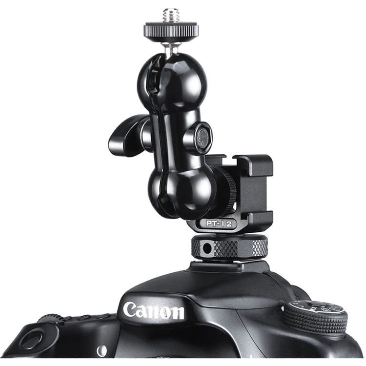 Adaptador Triple Ulanzi PT-12 con Zapata Fría 5