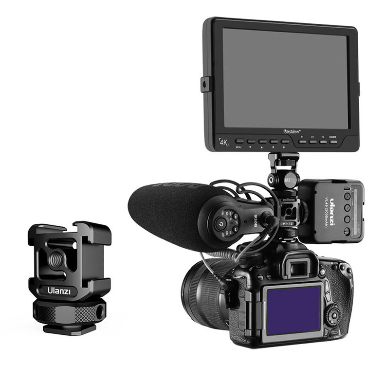 Adaptador Triple Ulanzi PT-12 con Zapata Fría 7